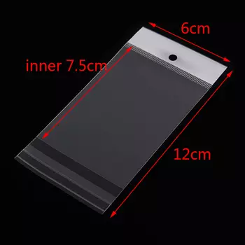 Прозрачные самоклеящиеся пакеты Ailimi для ювелирных изделий