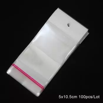 Прозрачные самоклеящиеся пакеты для бижутерии Celadon, 100 шт.