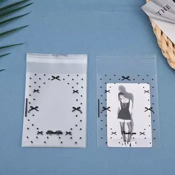 Прозрачные самоклеящиеся пакеты для фотографий JESJELIU 50 шт