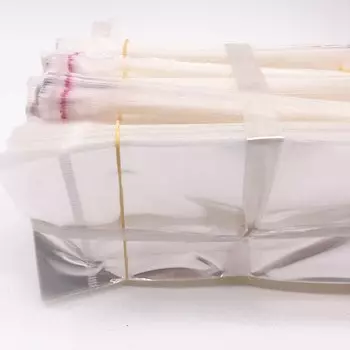 Прозрачные самоклеящиеся пакеты для украшений HWGTBBRR 6x14 см