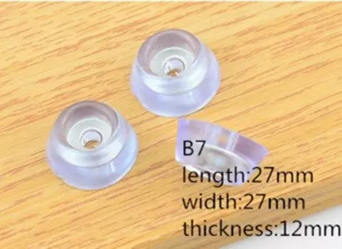 Прозрачные силиконовые накладки для мебели KK&FING, 10 шт.