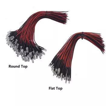 Прозрачные светодиоды TiaoChongYi 3/5 мм 12В