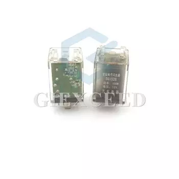 Прозрачный 160w 180w 12V/24v 3 Pin автоматическое реле Flasher Fix светодиодный светильник указателя поворота с зуммером