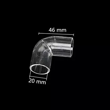 Прозрачный акриловый тройник 20 мм Adhere To Fly