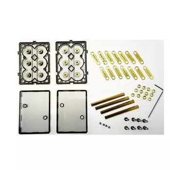 Прозрачный блок батарей 2S4P 1S8P 4S2P 21700/18650 для точечной сварки Heltec Automation