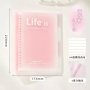 Прозрачный блокнот Pelsone A5