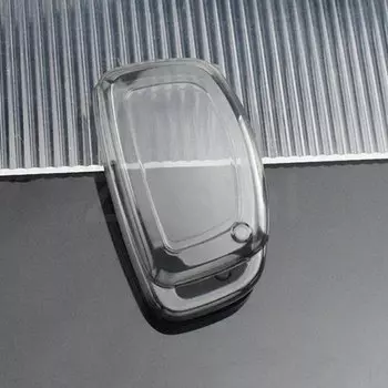 Прозрачный чехол для автомобильного ключа из ТПУ, держатель для брелока для Hyundai Tucson Santa Fe Rena Sonata Elantra Creta Ix35 Ix45 I10 I30 I40