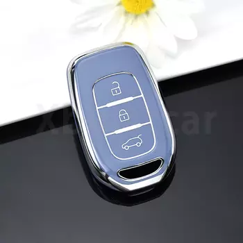 Прозрачный чехол для автомобильного ключа из ТПУ, чехол-брелок для Dacia Logan 2021, для Renault Duster, Captur, Logan, Laguna Scenic