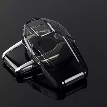 Прозрачный Чехол Для Ключей Из ТПУ Для BMW G30 G12 G11 G32 G31 5 7 Серии I8 I12 I15 G01 X3 X4 G02 G05 X5 G07 X7 Со Светодиодн...