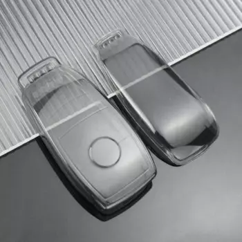 Прозрачный чехол из ТПУ для автомобильного брелока, защитный чехол для Mercedes Benz A C E S G Class GLC CLA GLB 200 2024 CLE W205 W213 W222