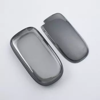 Прозрачный чехол из ТПУ для автомобильного ключа Jeep Renegade Compass Grand Cherokee для Chrysler 300C Wrangler Dodge