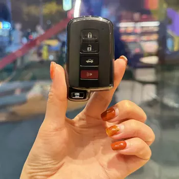 Прозрачный чехол из ТПУ для дистанционного ключа автомобиля Toyota Auris Camry RAV4 Avalon Yaris Verso 2012 2013 2014 2015 2016 2017 2018