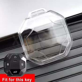 Прозрачный чехол из ТПУ для смарт-автомобильного ключа для Chery Jetour T2 Traveler Jetour Dashing X-1 Plus DTC IDM, автоаксессуары без ключа