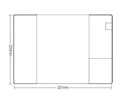 Прозрачный чехол WXPYU для книг А5/А6