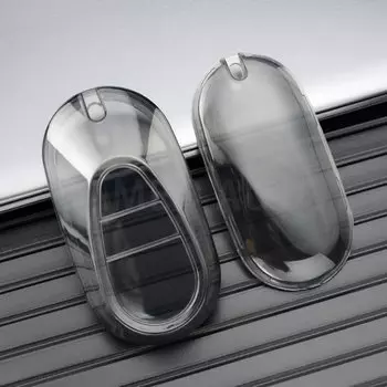 Прозрачный черный чехол для ключей для Mercedes-Benz C S GLC EQE EQS Class W223 X254 V297 V295 W206 S206 X206