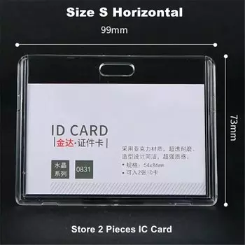 Прозрачный держатель для бейджа Pelsone