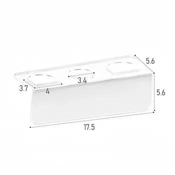 Прозрачный держатель для расчески WHYY