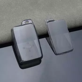 Прозрачный держатель для смарт-ключа из ТПУ, защитный чехол для дистанционного ключа автомобиля, чехол для Toyota Avalon Camry Corolla Yaris, автоаксессуары