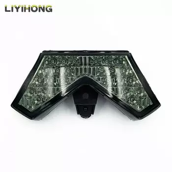 Прозрачный/дымчатый задний фонарь для мотоцикла, светодиодный задний сигнал поворота, задний фонарь для Kawasaki Ninja ZX14 ZX14R ZZR1400, задний фонарь 2006-2015