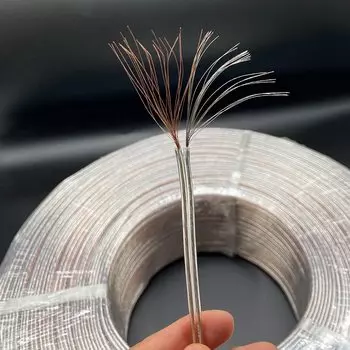 Прозрачный изолированный кабель Sincelian 20AWG-26AWG 50м