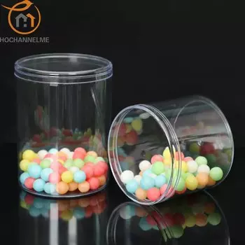 Прозрачный круглый контейнер для хранения