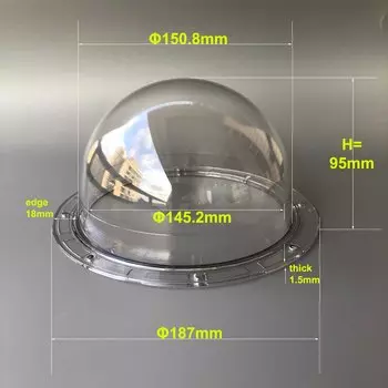 Прозрачный купольный чехол для камеры OwlCat 187x95