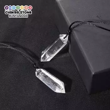 Прозрачный кварц ожерелье Runyangshi
