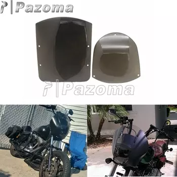 Прозрачный лобовое стекло четверть фары сменный ветровой экран ветрового стекла для Harley Dyna Sportster XL1200R XL1200S XL1200L