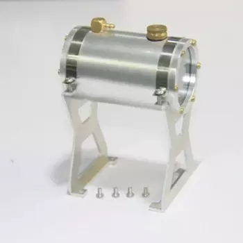 Прозрачный металлический топливный бак, масляный бак, масляная бутылка, резервуар для воды, подходит для метанола, бензинового двигателя, аксессуары, монтажное основание
