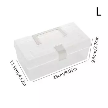 Прозрачный пластиковый контейнер для хранения