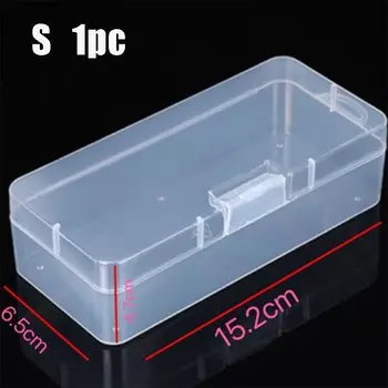 Прозрачный пластиковый контейнер для хранения S/M/L