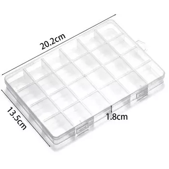 Прозрачный пластиковый органайзер для украшений AGCFABS