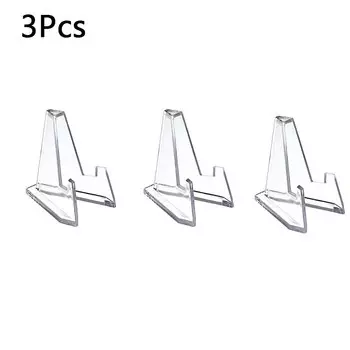 Прозрачный пластиковый треугольный мольберт-держатель