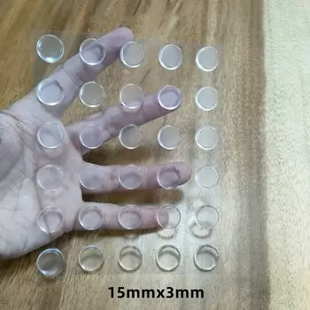 Прозрачный силиконовый дверной стопор