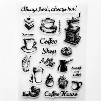 Прозрачный силиконовый штамп "Самолетная башня", 1 шт.