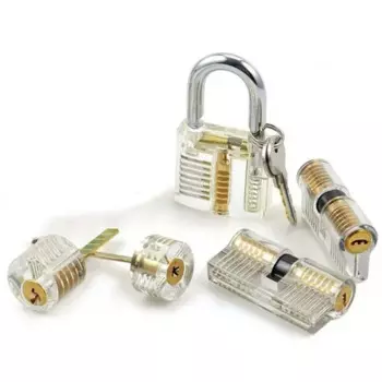 Прозрачный тренировочный замок