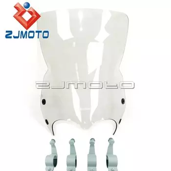 Прозрачный ветрозащитный экран для мотоцикла, козырек для лобового стекла, переднее стекло с кронштейном для Suzuki выбрателя M109R Boss M109R Limited M50 M90 06-16