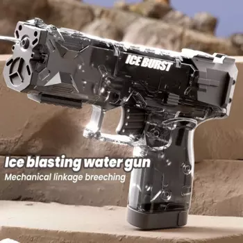 Прозрачный водяной пистолет Glock, игрушечный ручной пистолет, стреляющий пистолет, игра с водой, летний пляж, уличный бассейн, игрушки для детей, подарки для мальчиков
