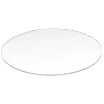 Прозрачный зеркальный акриловый круглый диск толщиной 3 мм диаметром: 60 мм