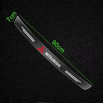 Прозрачный значок на багажник автомобиля, защитная наклейка, аксессуары для Mitsubishi ASX Lancer L200 Pajero Sport Attrage Mirage Eclipse