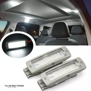 Прямая подгонка для Skoda Superb Fabia Octavia Yeti Seat Leon Фольксваген Толедо Jetta New Beetle Golf IV светодиодная внутренняя крыша