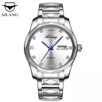 Прямая поставка, мужские механические часы, Роскошные автоматические часы из нержавеющей стали, водонепроницаемые светящиеся наручные часы, мужские часы