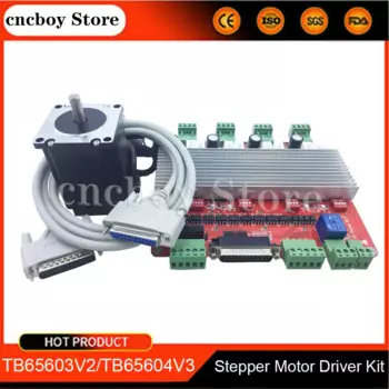 Прямая продажа с фабрики/комплект ЧПУ 3-осевой/4-осевой TB6560 3.5a Драйвер шагового двигателя Mach3 USB печатная плата 57 шаговый двигатель