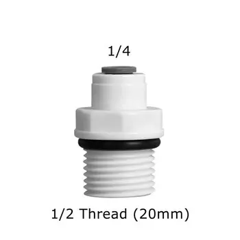 Прямой фитинг для воды CNWIKIYA 1/2", пластик