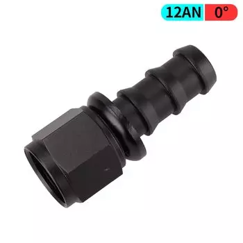 Прямой переходник AN4/AN6/AN8/AN10/AN12 с внутренней резьбой на 0/45/90/180 градусов для фиксации шланга, комплект переходников для конца топливного Шланга