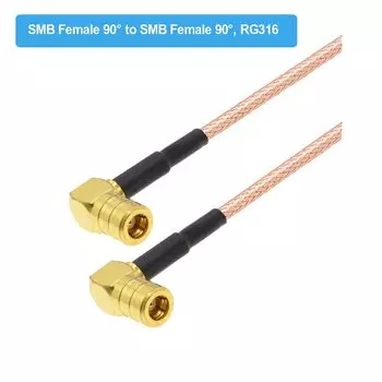 Прямой тип SMB штекер к SMB гнездовой разъем RG316 кабель 50 Ом RF коаксиальный спутниковый радиокабель удлинитель Перемычка отрезок