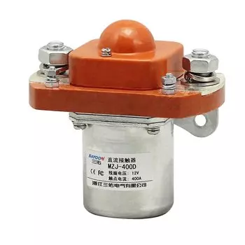 Прямой ток питания постоянного тока, электрический контактор, магнитный контактор, управление двигателем, контактор постоянного тока с одной катушкой, SZJ400A-D, ZJ400D