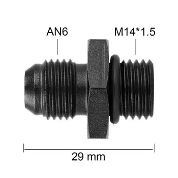 Прямой топливный воздушный шланг AN6, AN8, AN10 на M14 * 1,5, M16 * 1,5, M18 * 1,5, переходник с наружной резьбой, автомобильные аксессуары