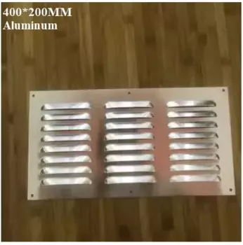 Прямоугольная квадратная алюминиевая решетка из нержавеющей стали с защитой от дождя