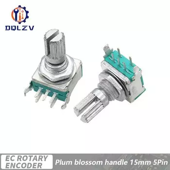 Прямоугольный поворотный энкодер DQLZV EC11